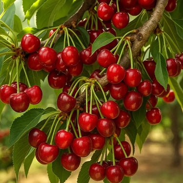 Royal Lee Cherries on a tree from Paradise Nursery